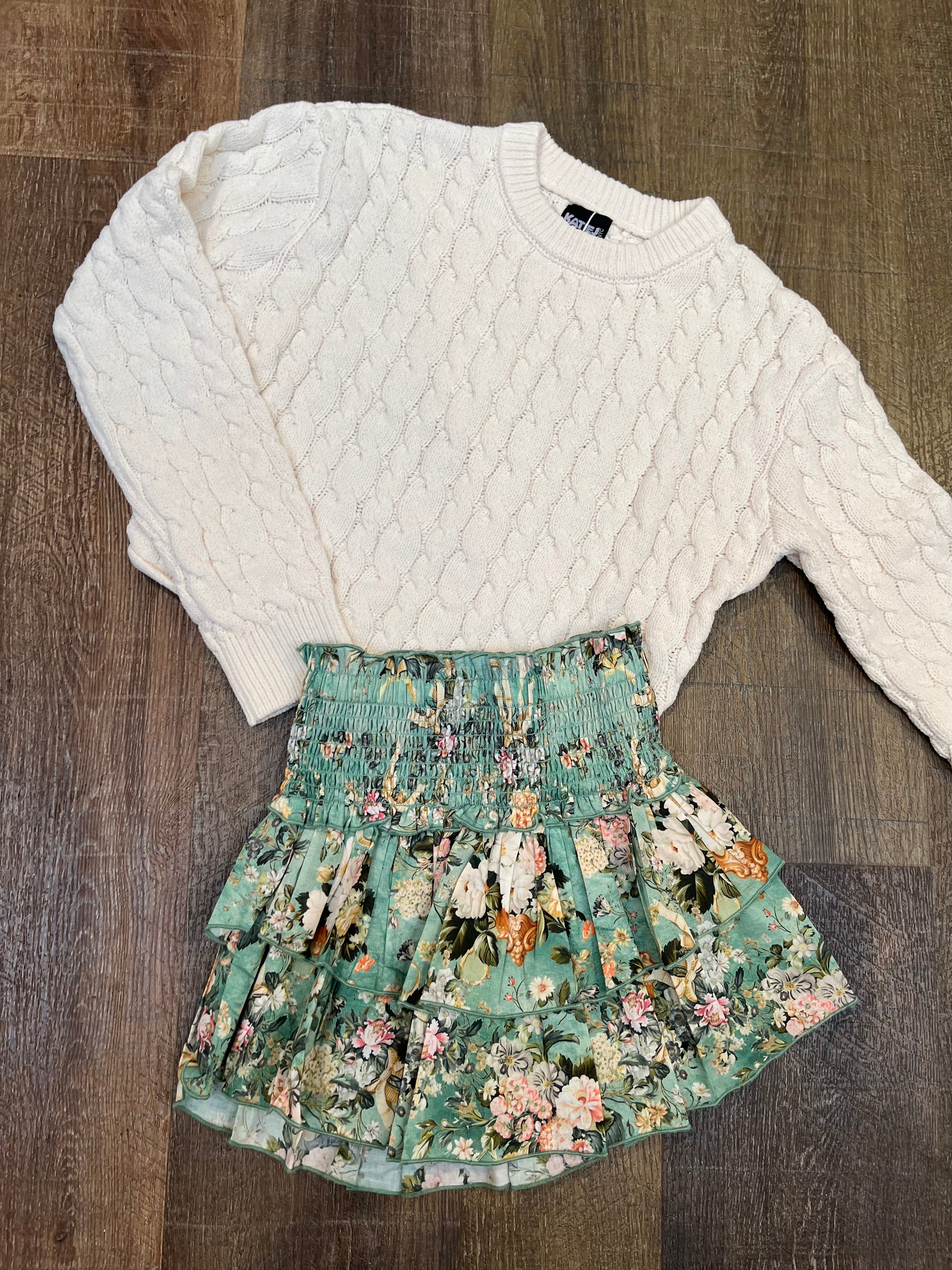 KJ Bianca Skirt in Sage