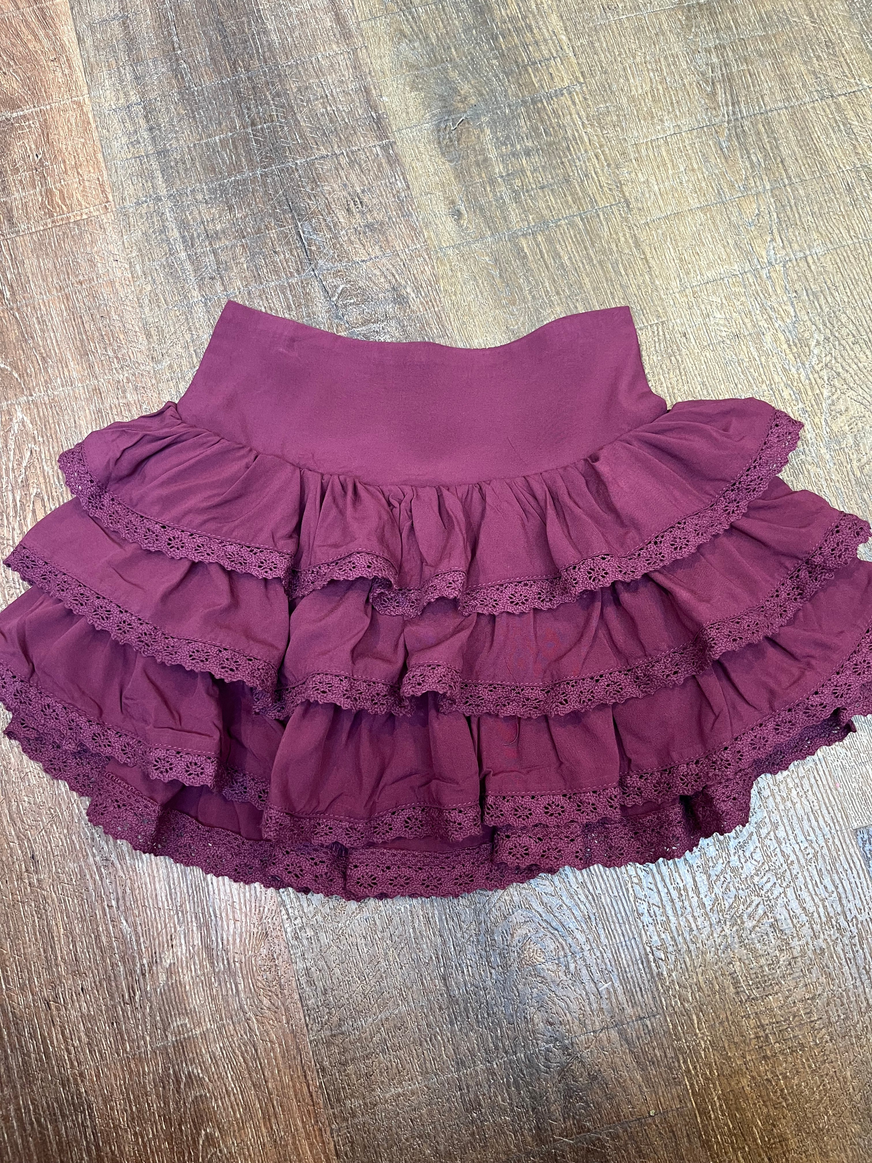 KJ Eggplant Melody Skirt